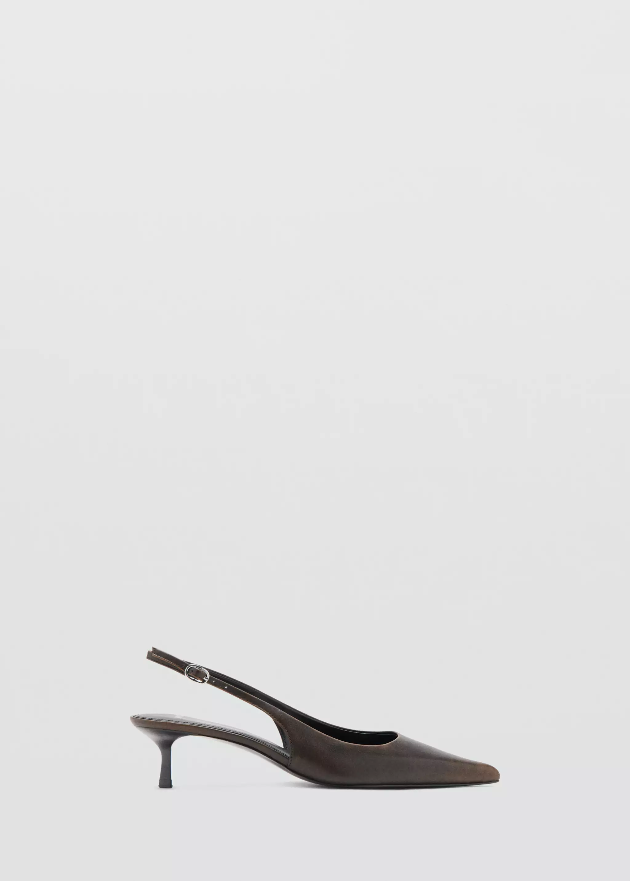 Worn-Effect Heeled Shoe - Women | Mango United Kingdom