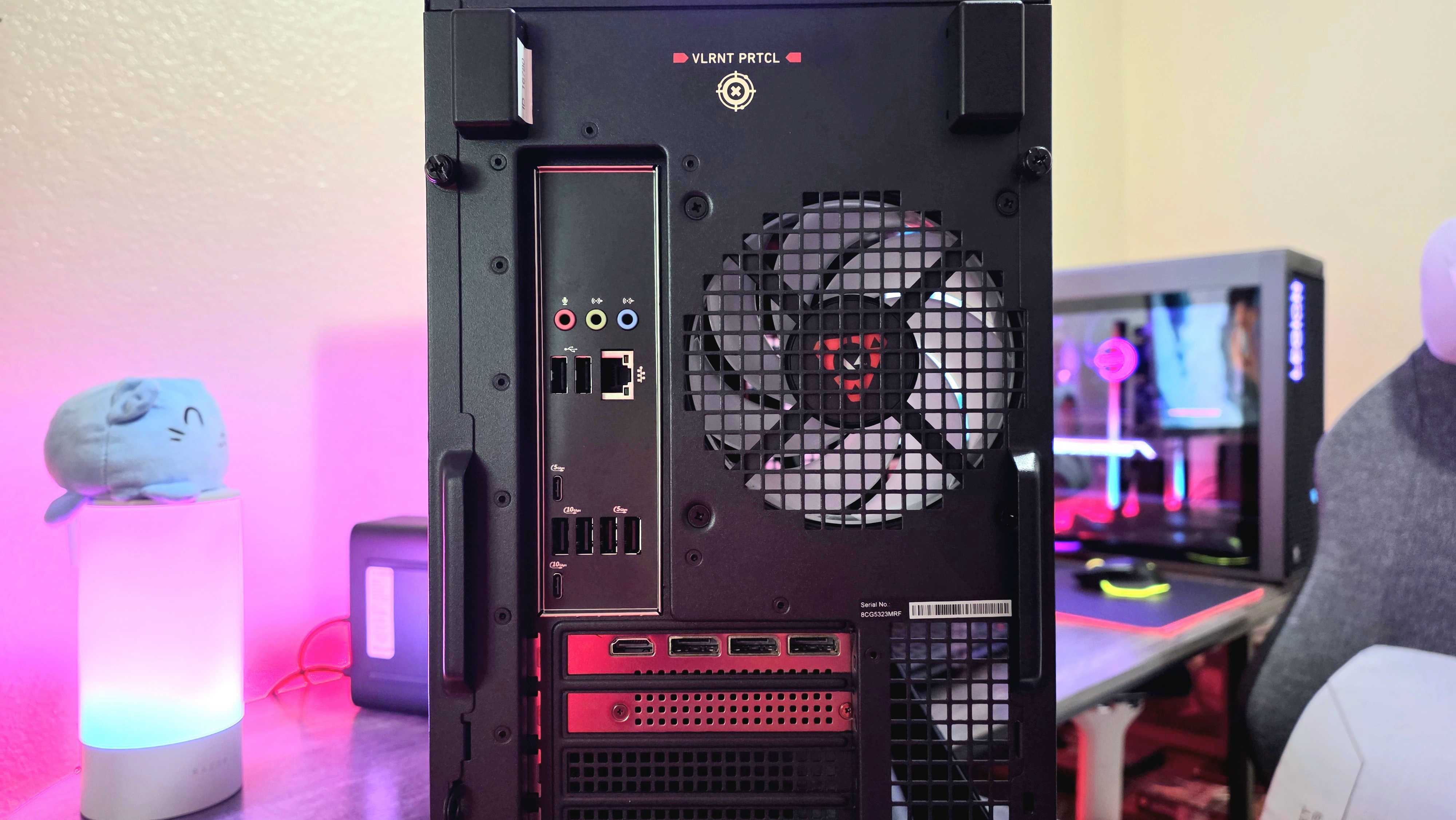 Image of the HP OMEN 35L VALORANT Limited Edition pre-built desktop gaming PC.
