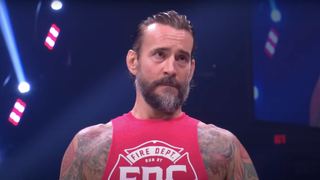 cm punk in the ring for aew