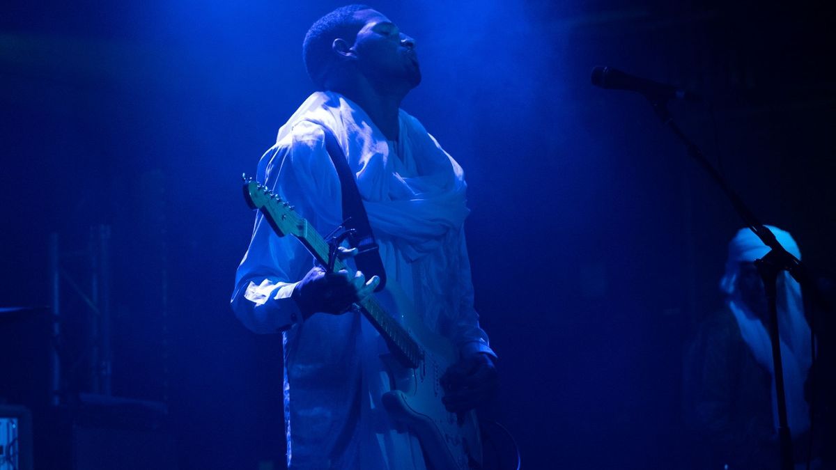  Mdou Moctar performs at Saturn Birmingham on March 03, 2022 in Birmingham, Alabama. 