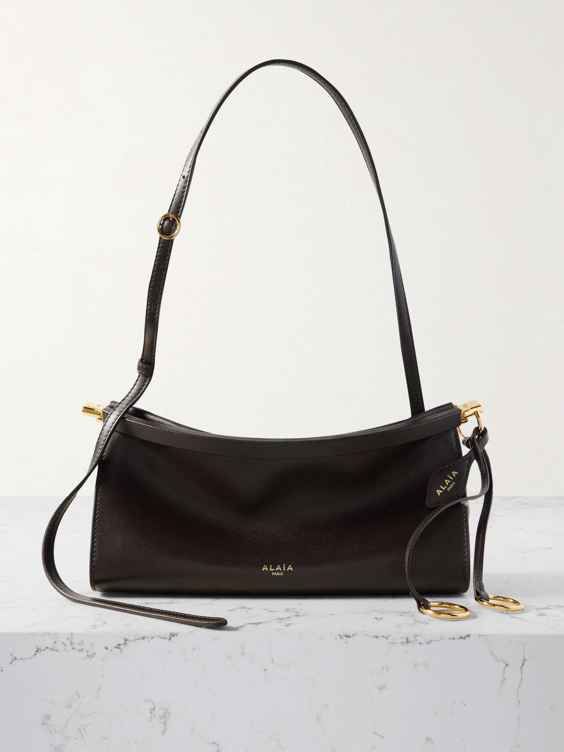 ALAÏA, Click E/w Small Leather Shoulder Bag