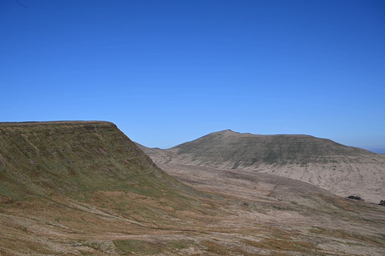 Brecon Beacons mountains in South Wales, with Landscape Picture Control
