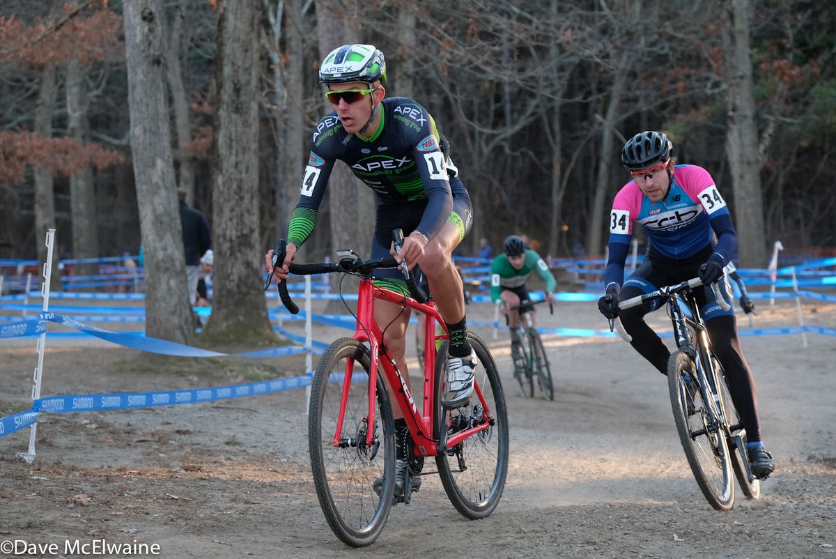 Juoles Goguely (Apex/NBX/Trek) riding in seventh position