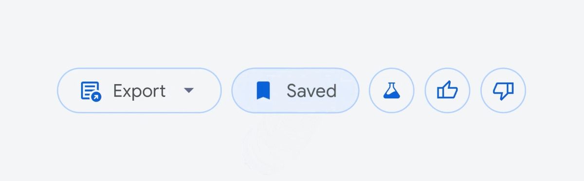 Google brings the option to "save" AI Overviews to reproduce those same results during a query.