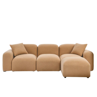 tan modular sofa