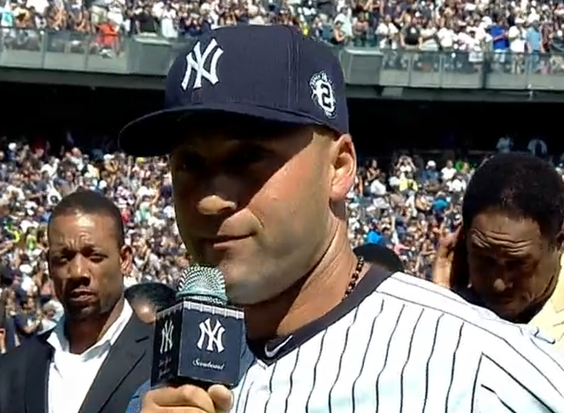 Watch Derek Jeter&amp;#039;s humble retirement speech