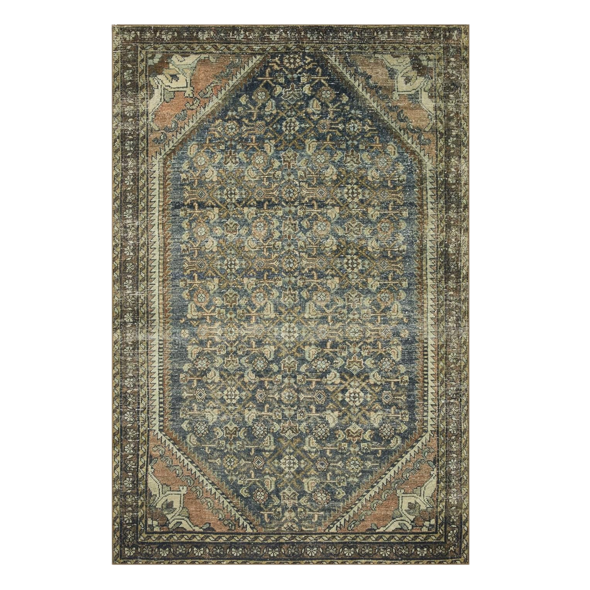 a vintage-inspired Persian rug
