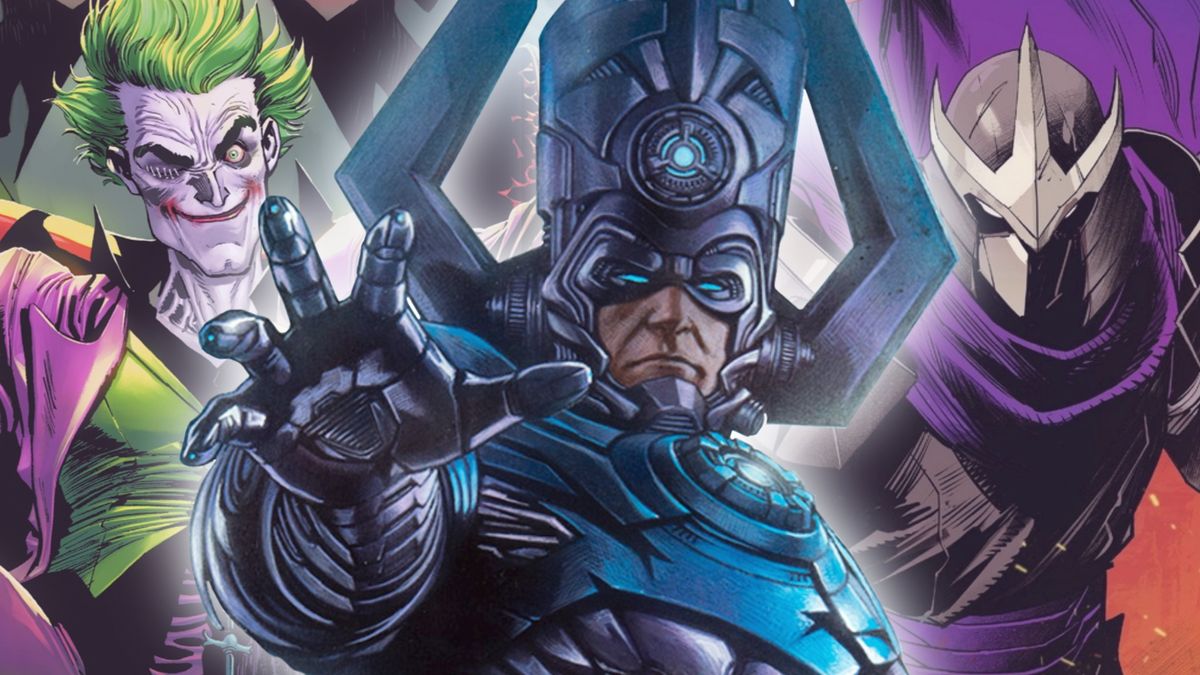 Joker, Galactus, and Shredder