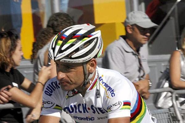 Bettini was annoyed at third place