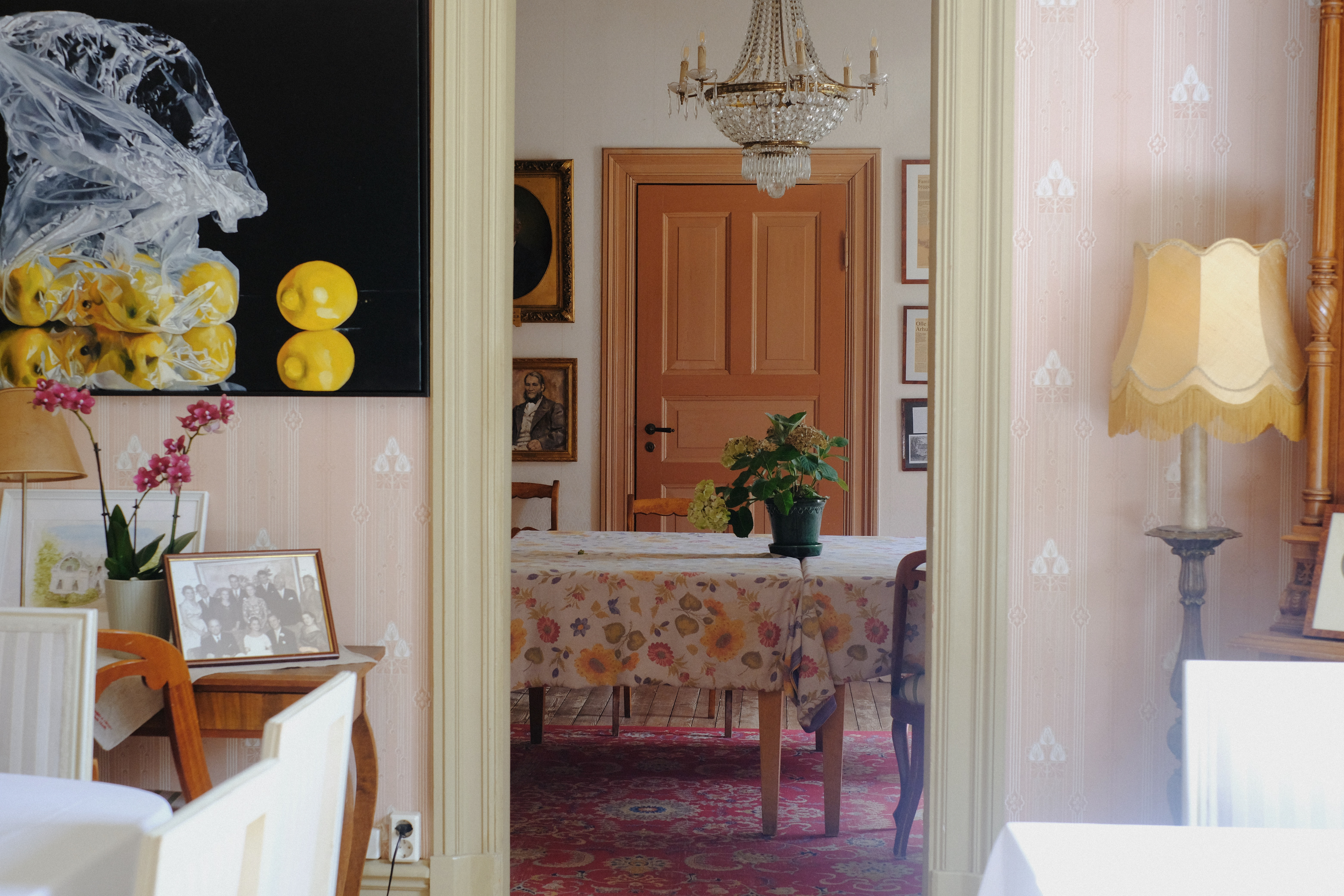 Bohemian interior of a Swedish hotel