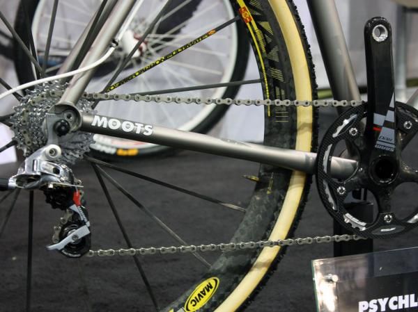 Chain stays are slightly flattened for a little extra vertical flex.