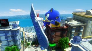 A screenshot of Sonic x Shadow Generations