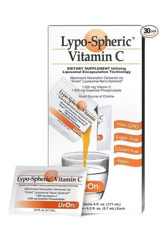 Livon Laboratories Lypo–spheric Liposomal Vitamin C 1000mg - No Sugar, Immune Support, Plant Based - Easy to Swallow, Absorbable, Convenient Individual Packets - Non–gmo, Gluten Free(30 Packets)