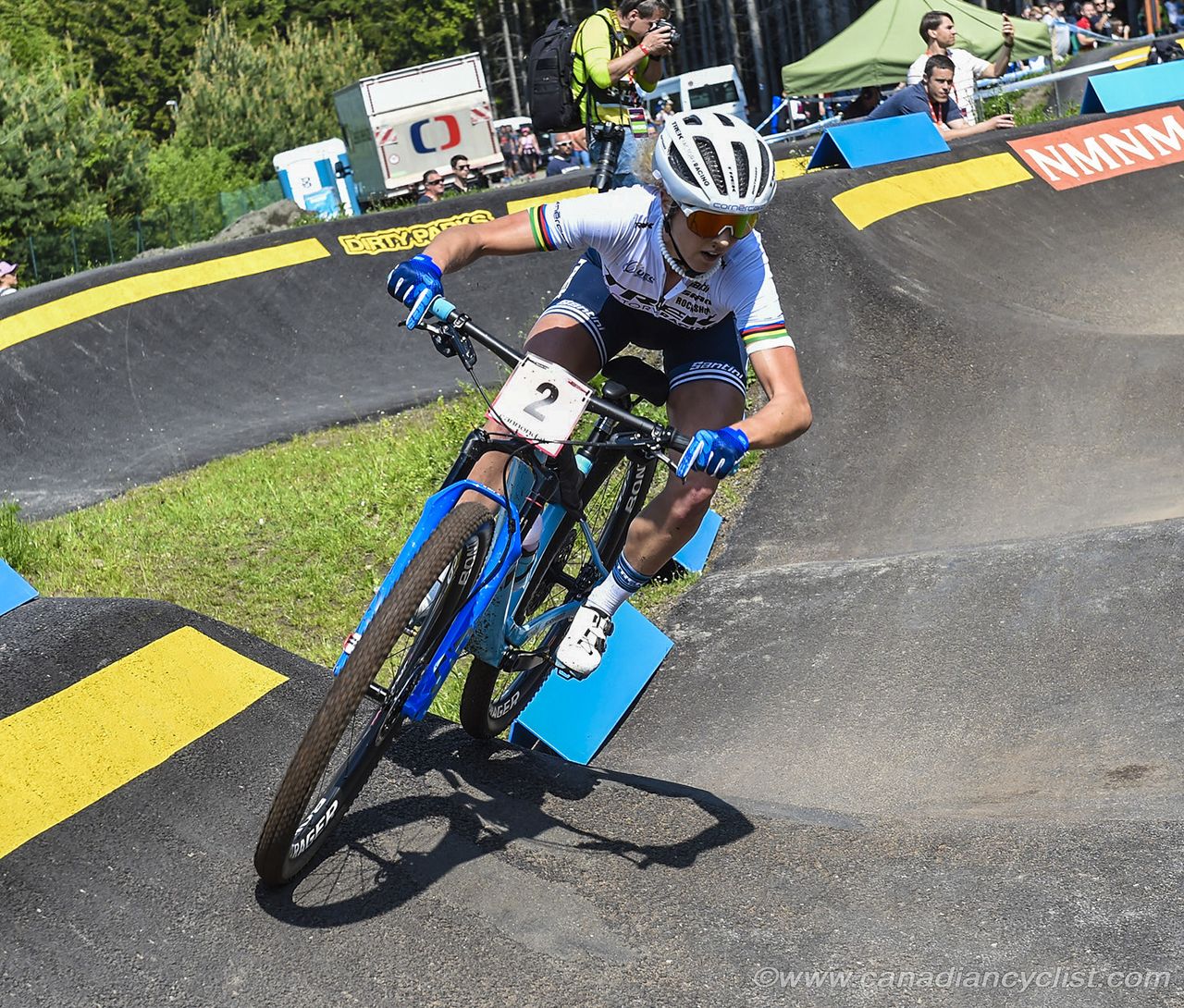 Jolanda Neff (Sui) Trek Factory Racing XC went out fast
