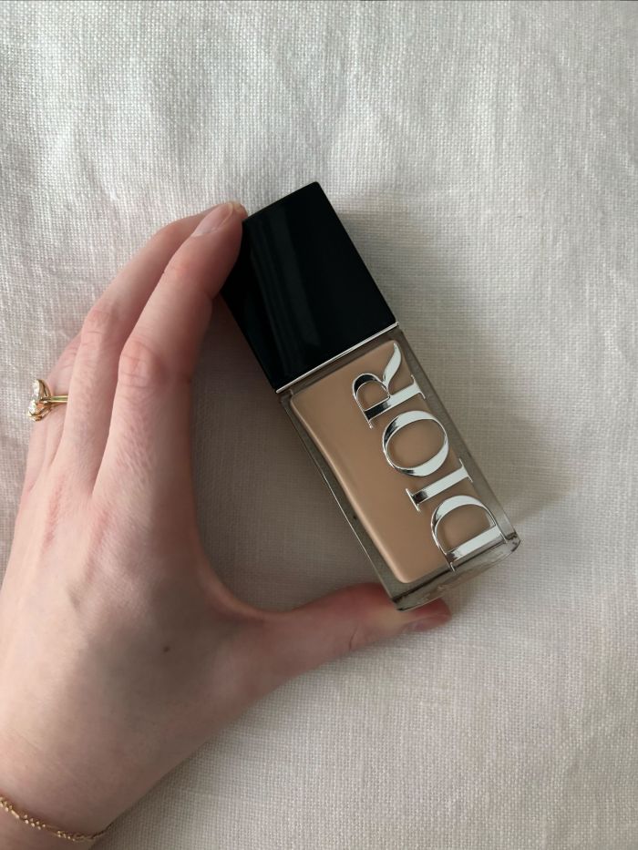 Deputy beauty editor Grace Lindsay holding the Dior&amp;nbsp;Forever Skin Glow