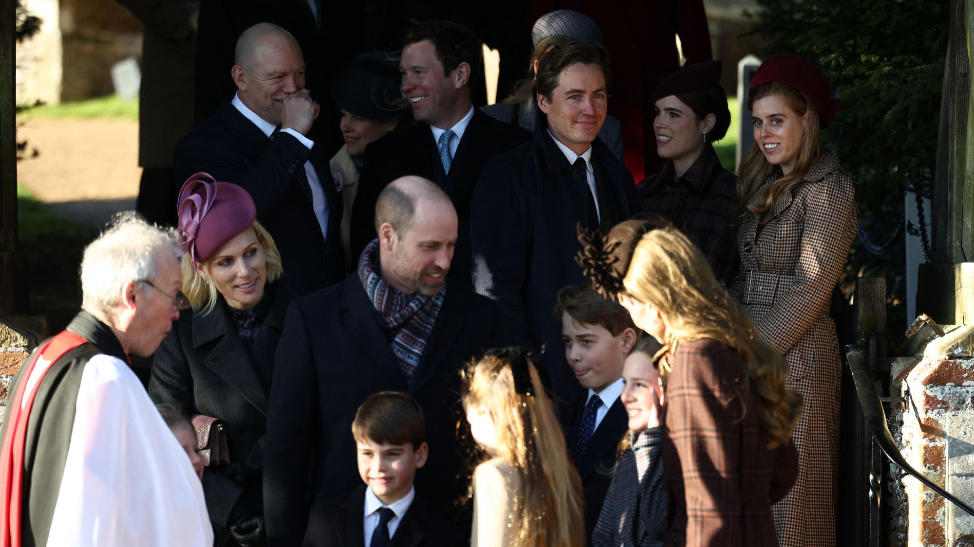 The royal family on Christmas Day in 2025