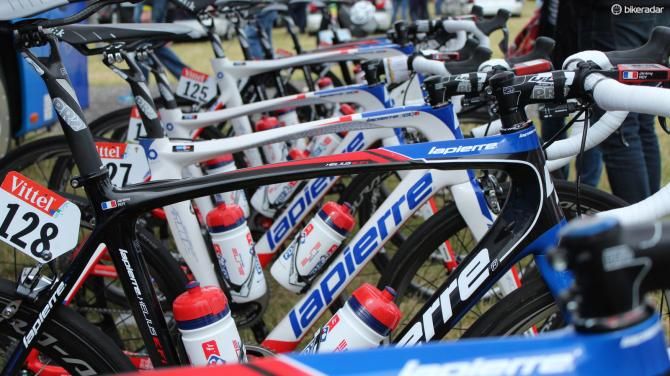 FDJ has the Lapierre Helius EFi and the Aircode at the Tour de France