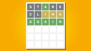 Wordle answer 721 on a yellow background