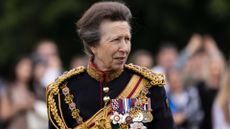 Princess Anne’s history-making moment revealed. Seen here she's inspecting troops in Hyde Park 