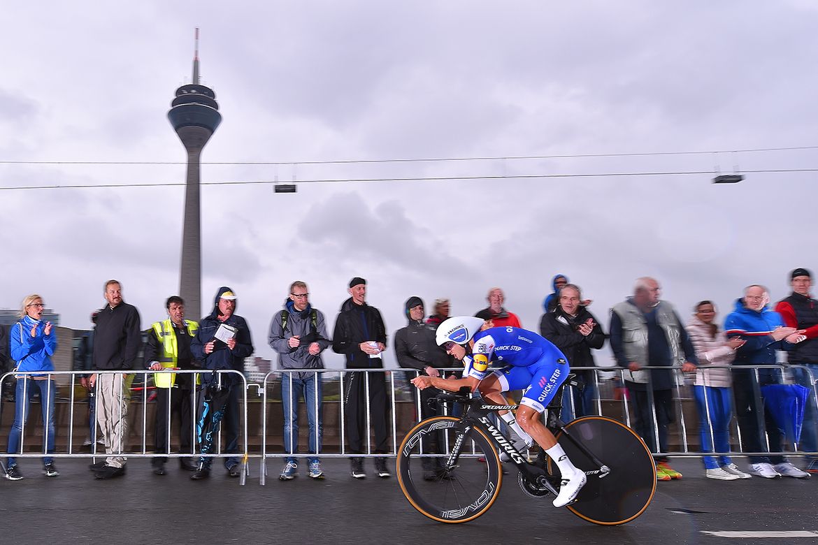 Gianluca Brambilla on stage 1 of the Tour de France