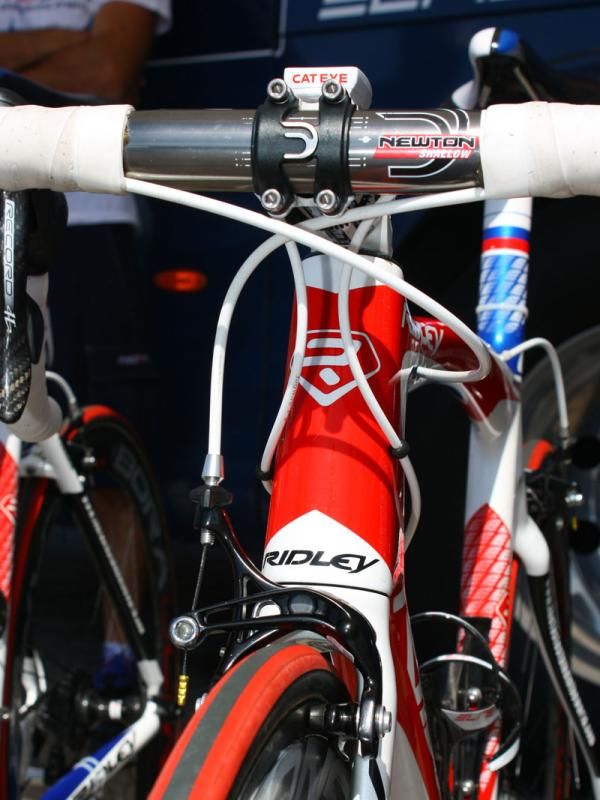 Ridley was an early adopter of tapered steerers so it's no surprise to see one here.
