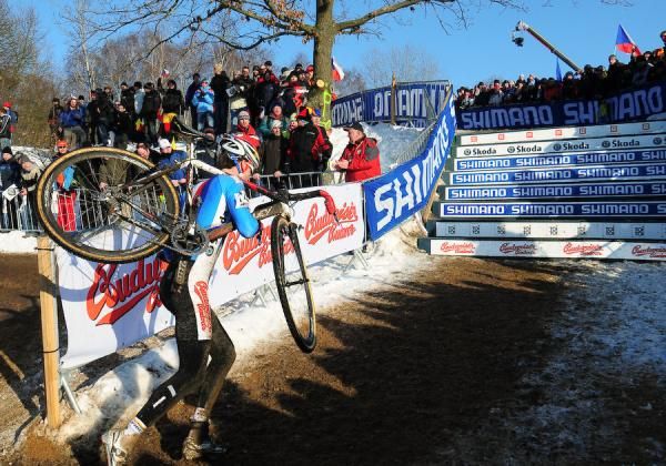 Zdenek Stybar (Czech Republic) running to victory