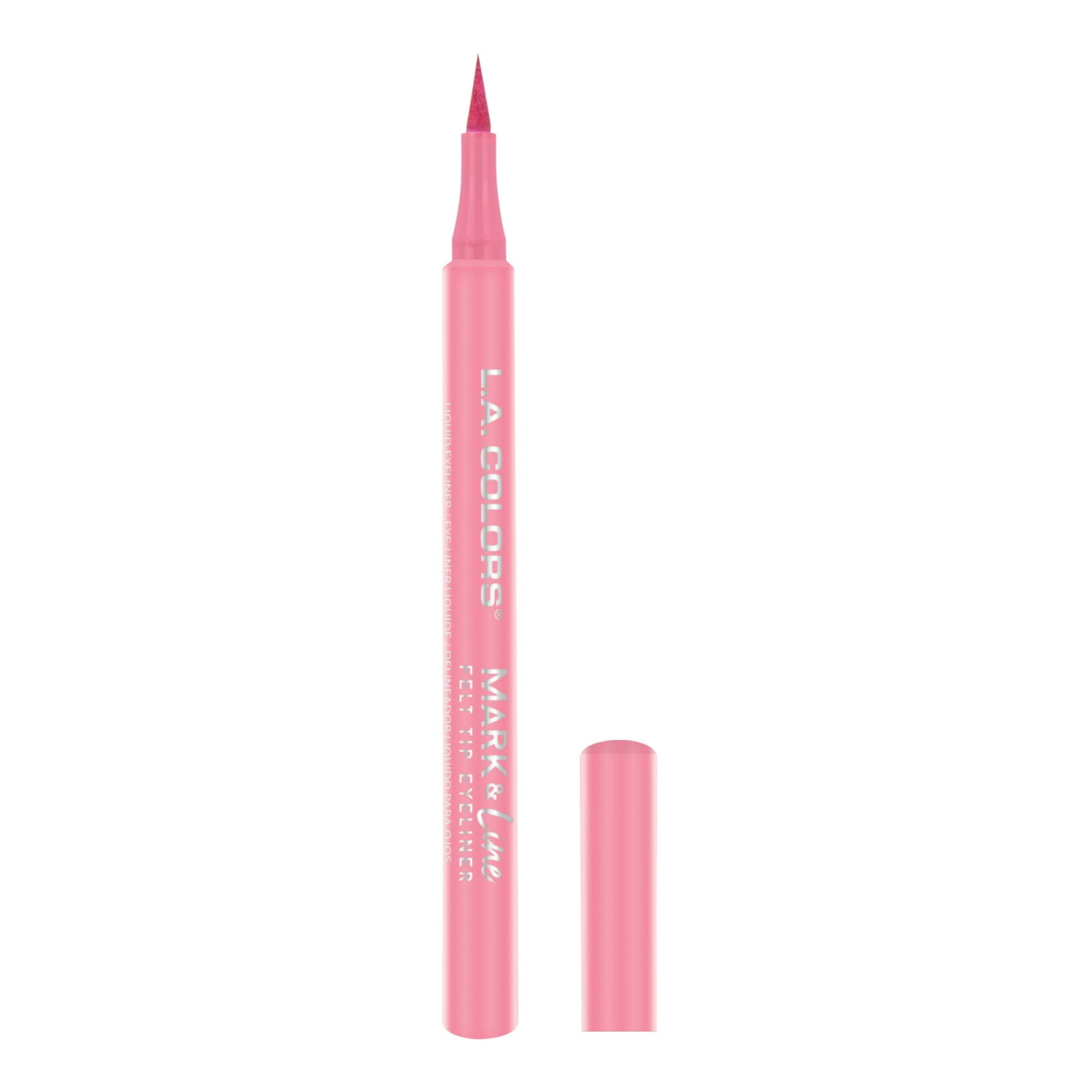 L.A. COLORS, L.a. Colors Ultra-Precise Mark 
Fine Felt Tip Liquid Eyeliner, Baby Pink