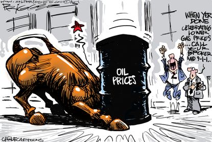 Editorial Cartoon U.S. Oil