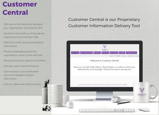 Vivacity Tech Customer Central screenshot