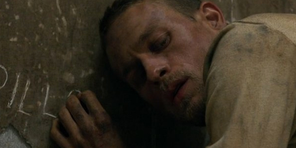 Papillon Charlie Hunnam starved in solitary scratching his name in the wall