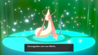 Receiving a Milotic in Pokemon Sword and Shield