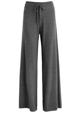 Cotton-Poplin Wide-Leg Pants