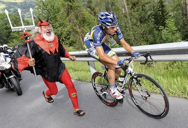 Thomas De Gendt (Vacansoleil - DCM) rode like he was being chased by the devil.
