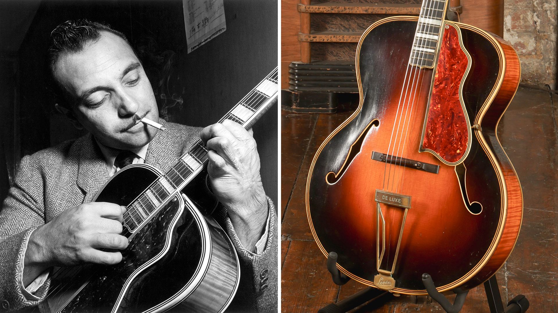 The guitar played by gypsy jazz legend Django Reinhardt in his
