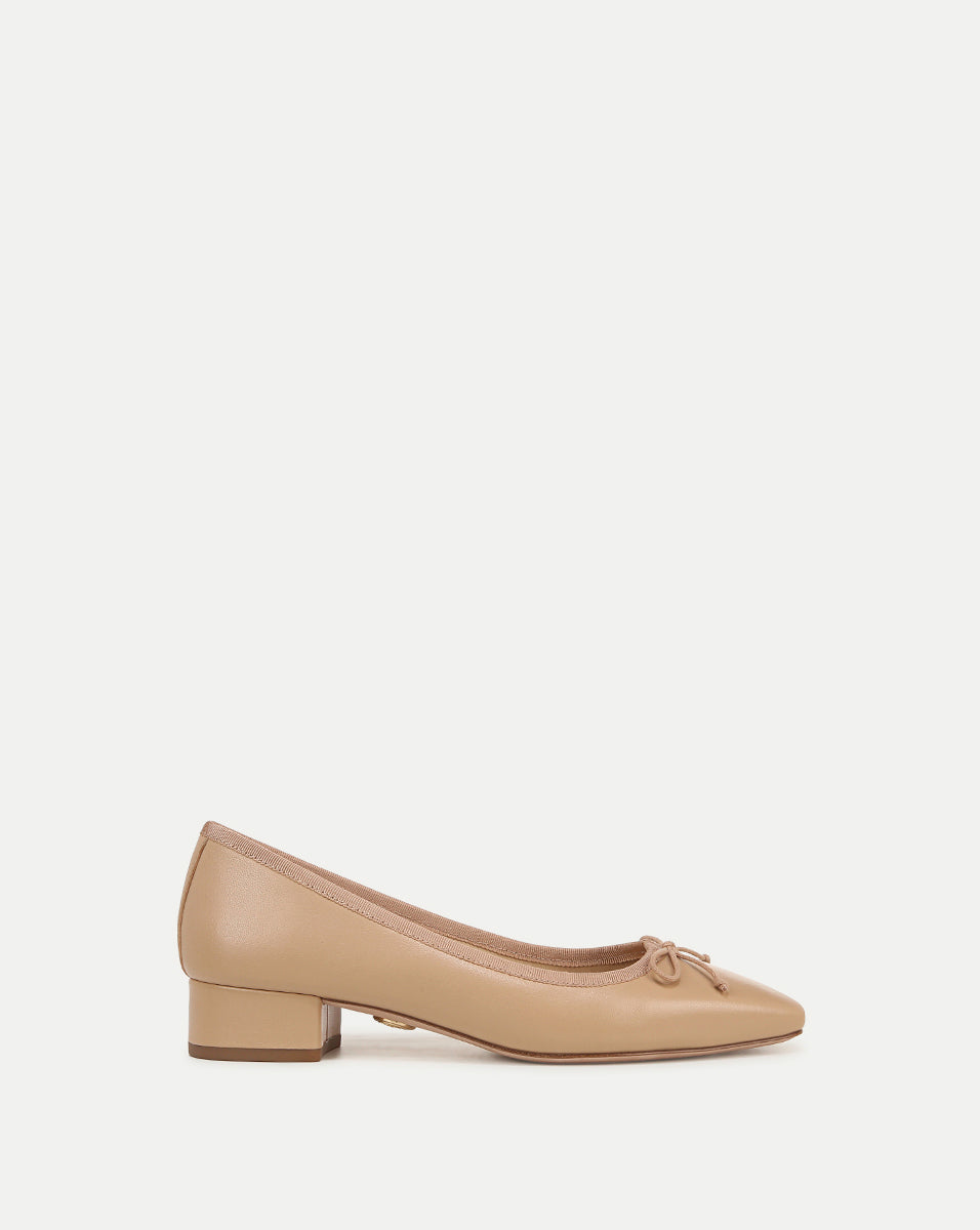 Cecile Leather Ballet Pump