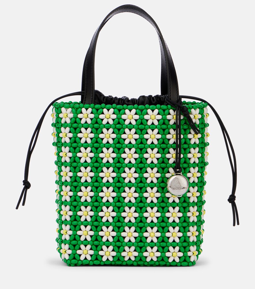 Paulas Ibiza Mini Beaded Tote Bag