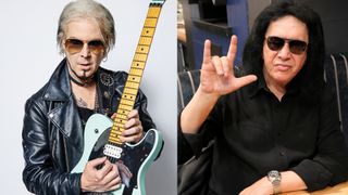 LEFT: John 5 photographed in his Los Angeles home in 2024 for Guitar Player magazine. RIGHT: Special guest Gene Simmons in the "Just Wingin' It" episode of HELL'S KITCHEN airing Thursday, Oct. 6 (8:00-9:00 PM ET/PT) on FOX.