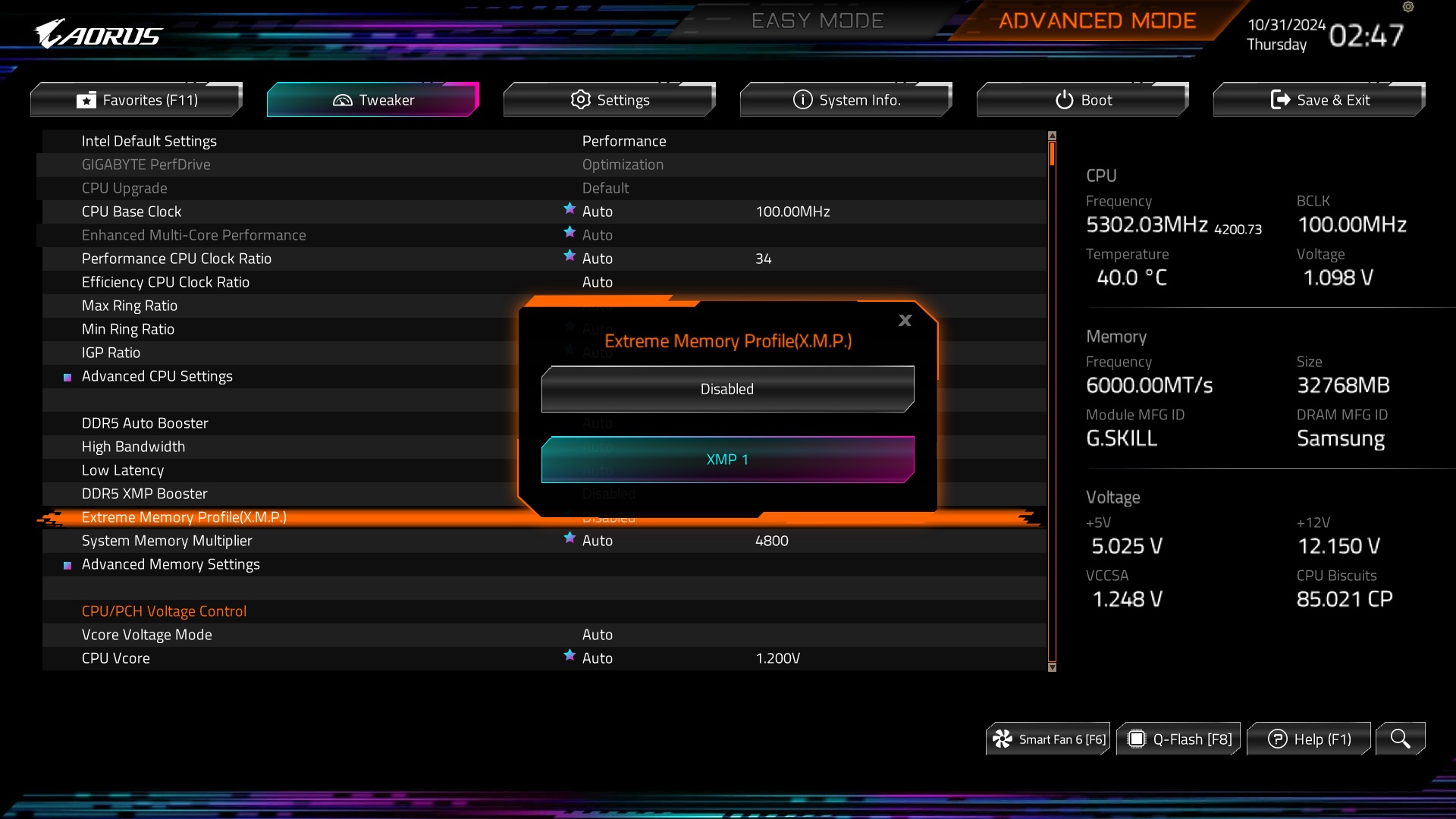 How to enable XMP to improve RAM speeds