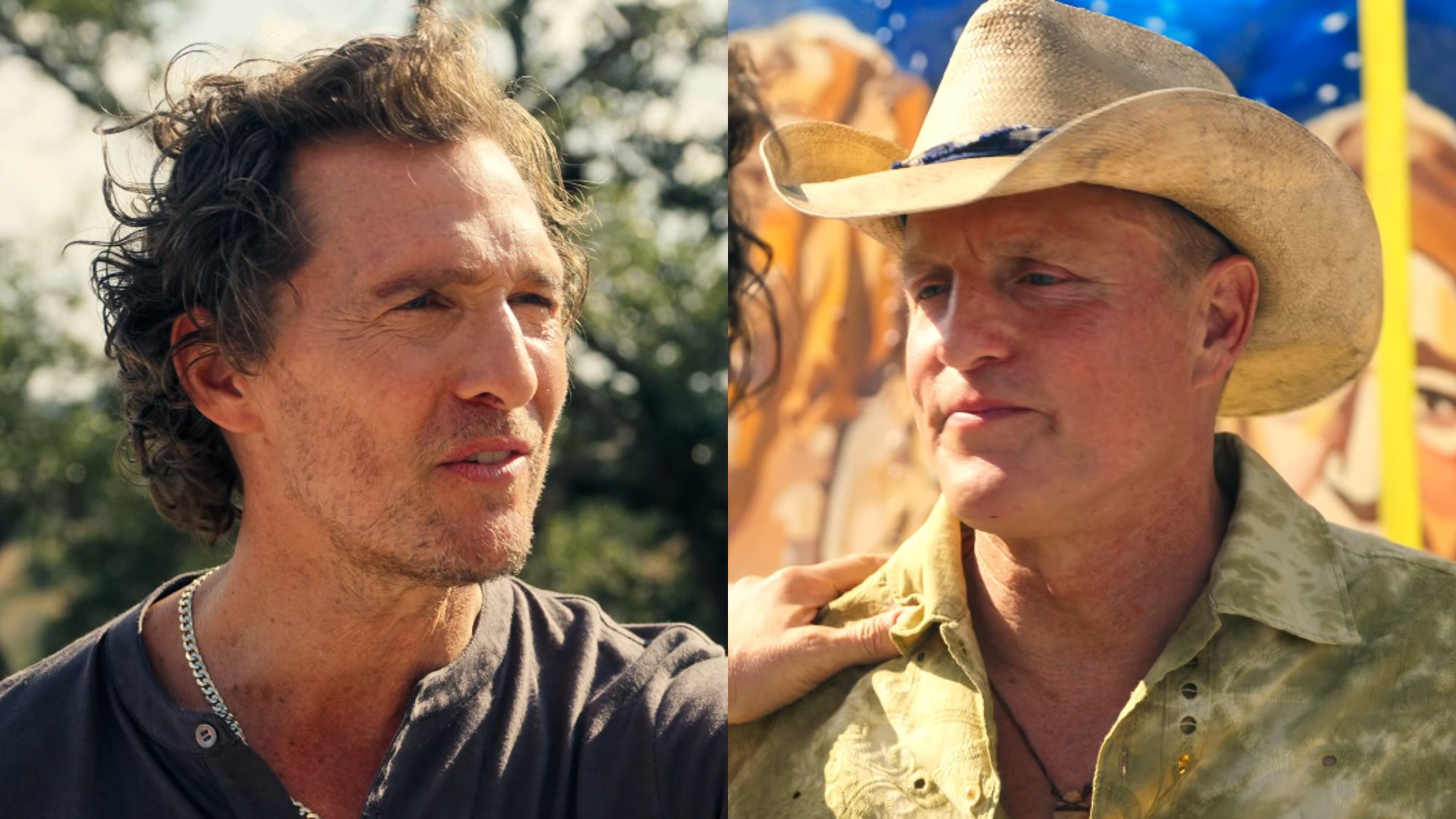Matthew McConaughey and Woody Harrelson in Brothers.