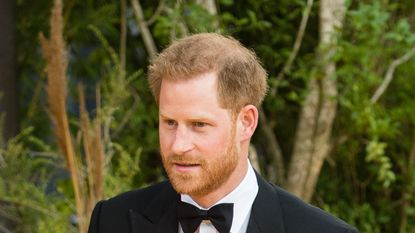 LONDON, ENGLAND - JULY 14: Prince Harry, Duke of Sussex and Meghan, Duchess of Sussex attend "The Lion King" European Premiere at Leicester Square on July 14, 2019 in London, England. (Photo by Samir Hussein/WireImage)