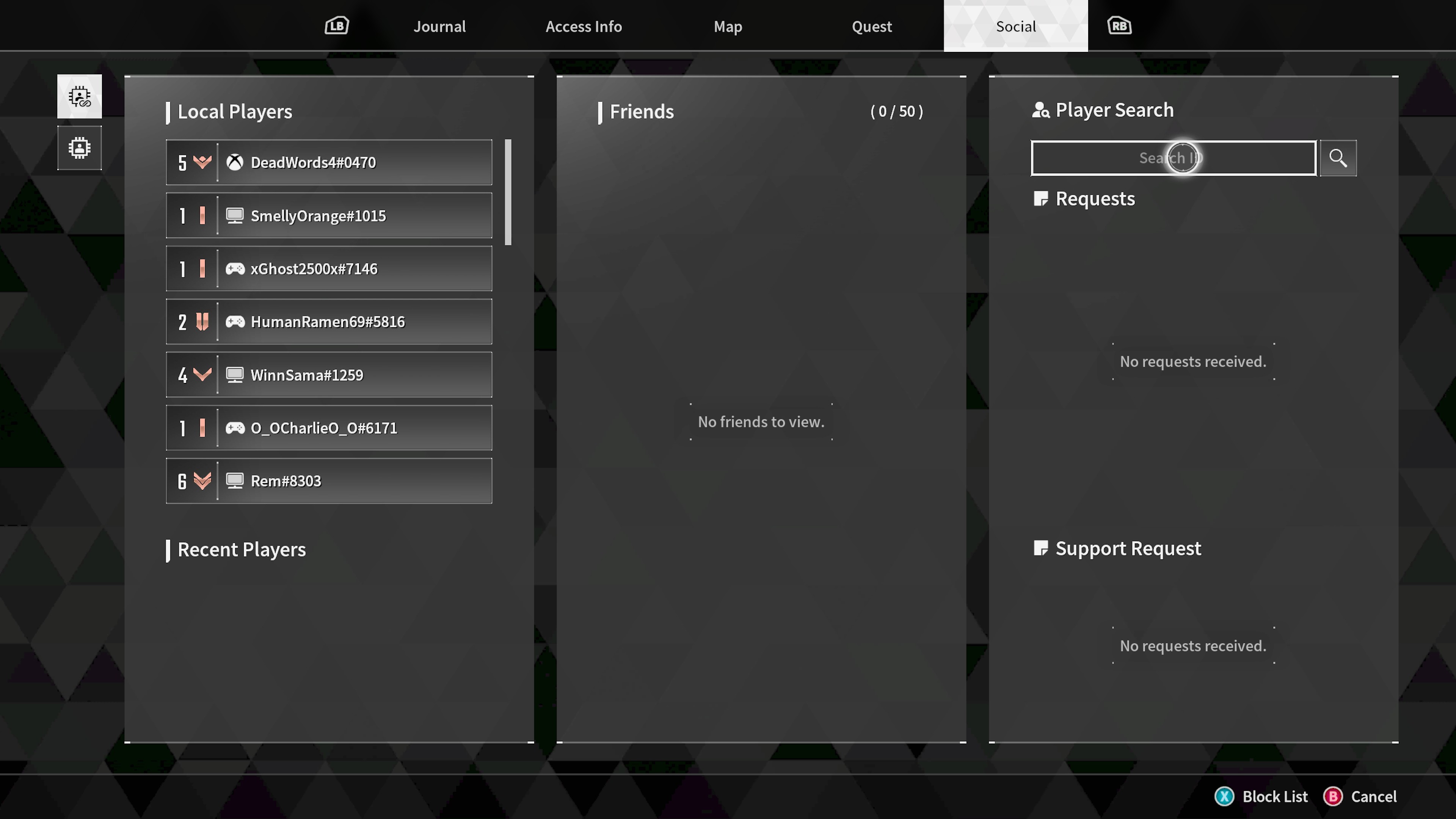 Screenshot of The First Descendant cross-platform features and setup.