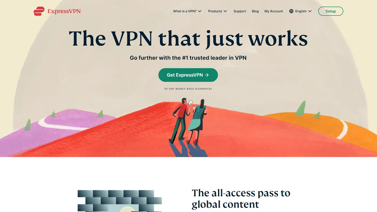 ExpressVPN review - homepage