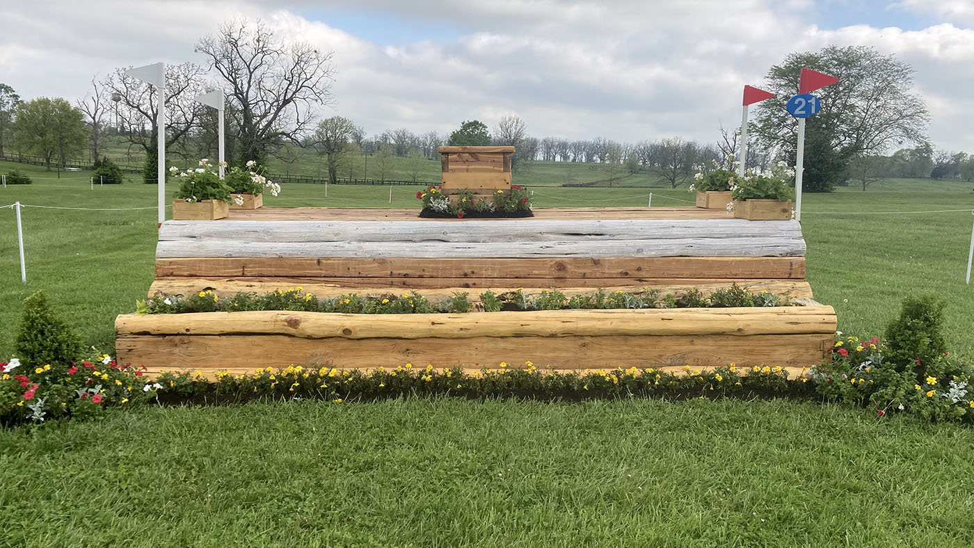 Kentucky Three-Day Event cross-country course 2024 fence 21
