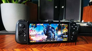 Razer Edge with Call of Duty mobile gameplay on screen