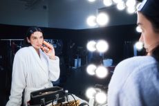 Dua Lipa and Augustinus Bader DUA skincare shoot behind the scenes 
