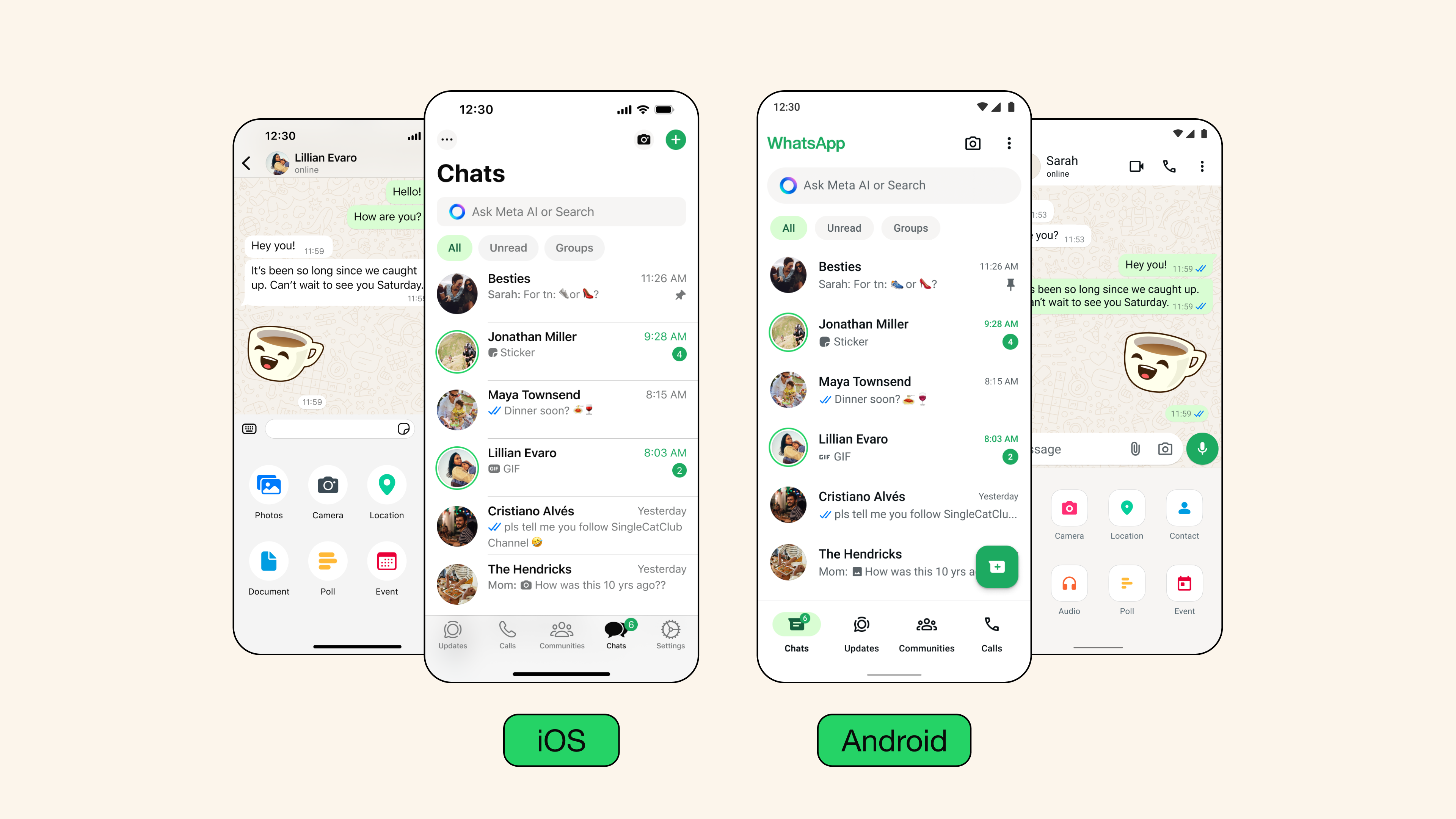 Whatsapp UI design