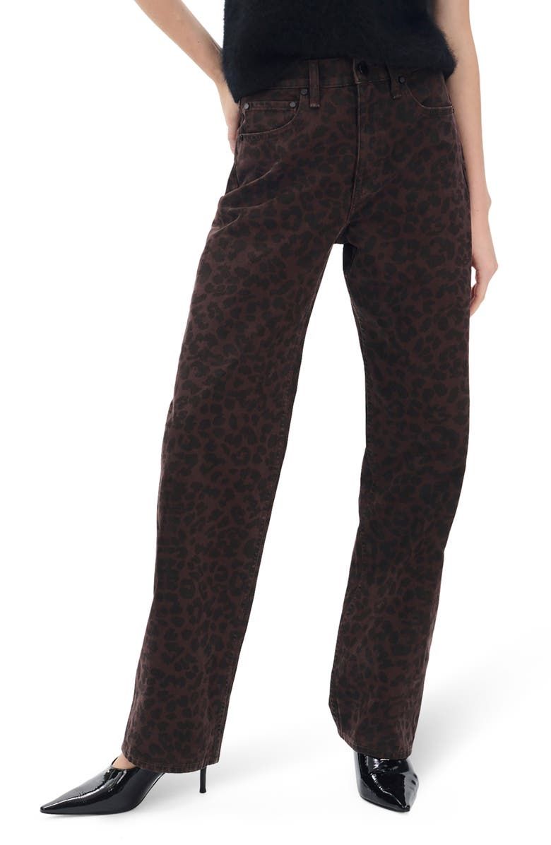 Shea High Waist Relaxed Straight Leg Jeans
