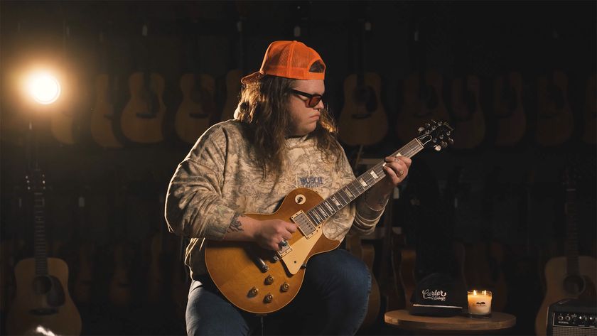 Marcus King plays the MK Burst '59 Les Paul