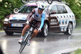 Domenico Pozzovivo on stage nine of the 2016 Giro d'Italia