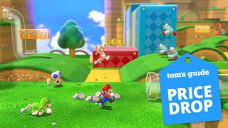 Mario gameplay with deal badge